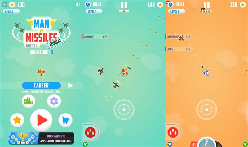 Man Vs. Missiles: Combat