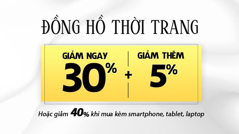 Đồng hồ thời trang giảm giá