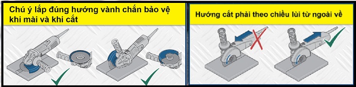 Lắp chắn bảo vệ đúng