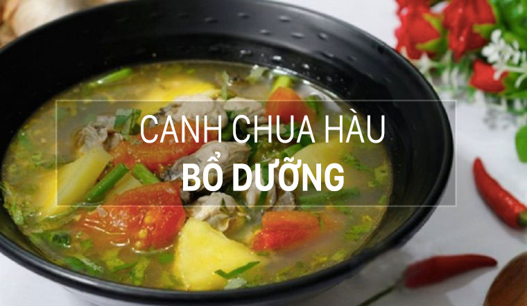 Canh chua hàu vừa ngon vừa bổ chồng nào chả mê