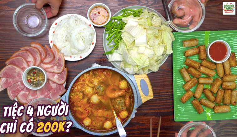 Bữa tiệc linh đình chỉ 200k chiêu đãi bạn thân mà không cần chế biến cầu kỳ
