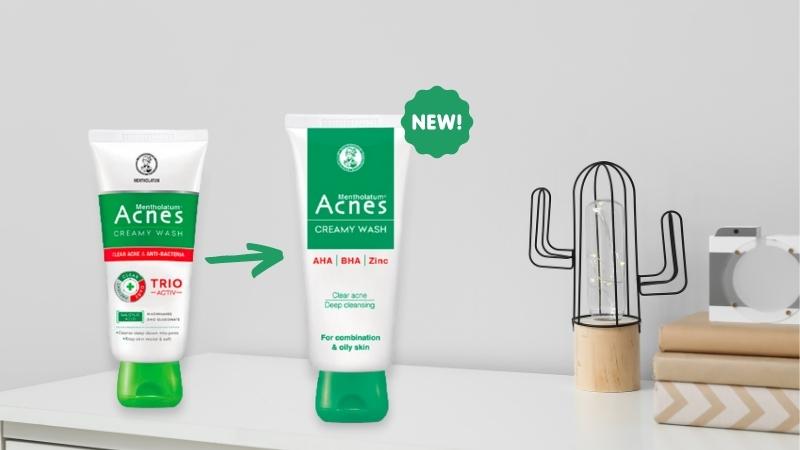Kem rửa mặt Acnes ngăn ngừa mụn - Acnes Creamy Wash