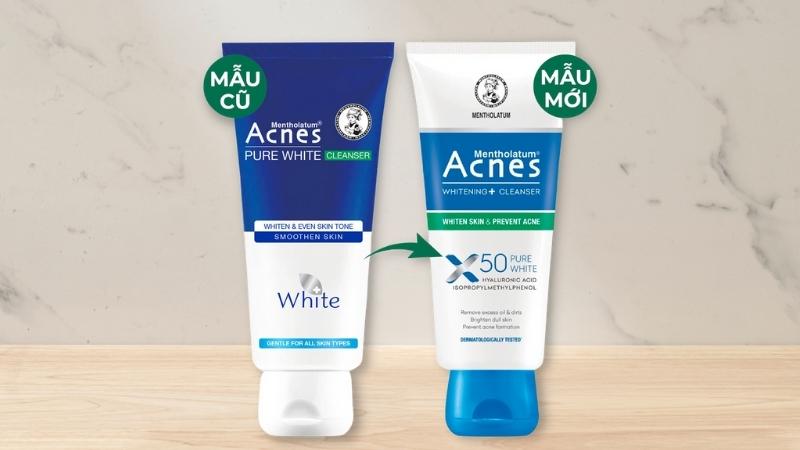 Sữa rửa mặt dưỡng trắng Acnes - Acnes Pure White Cleanser