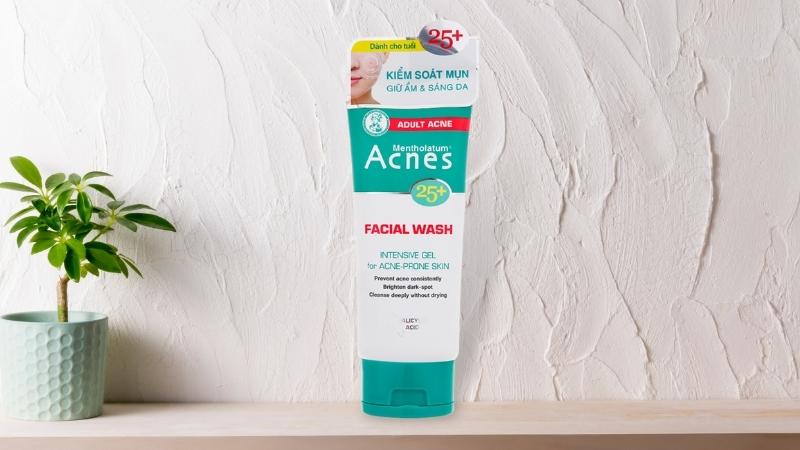 Gel rửa mặt Acnes ngăn ngừa mụn cho tuổi 25+ Acnes 25+ Facial Wash