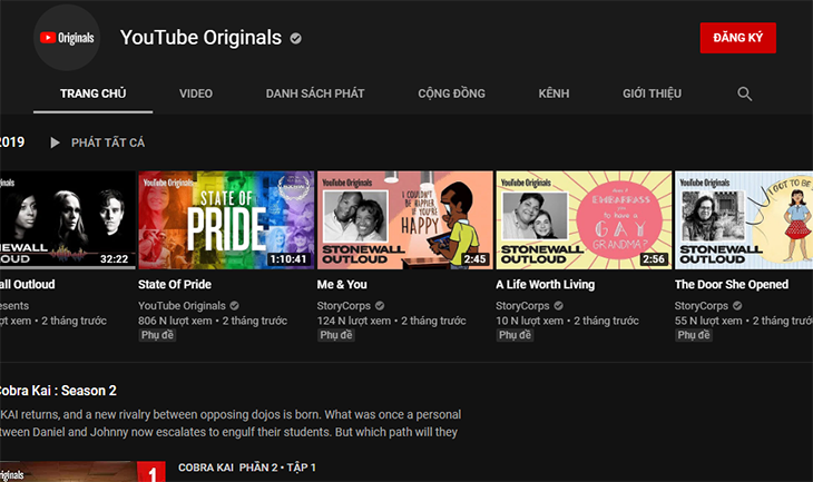 What are Youtube Originals? Is there a fee? How to see?