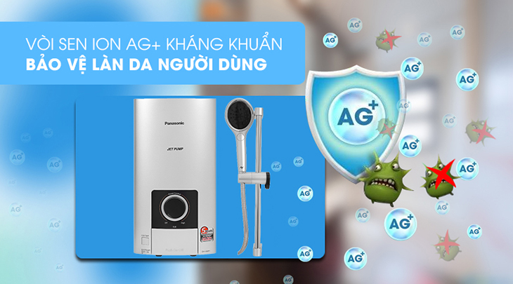 Máy nước nóng Panasonic có tốt không? Có nên mua không? > Vòi sen kháng khuẩn 