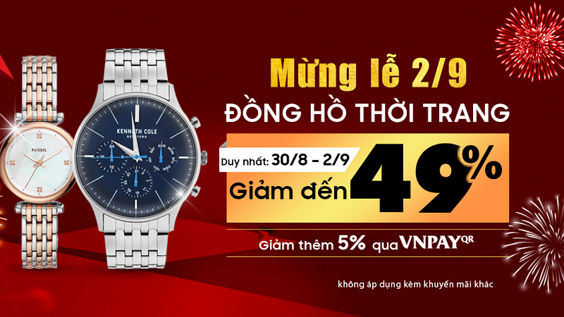 Đồng hồ nam khuyến mãi: Chờ “đỏ mắt” từ các ông lớn