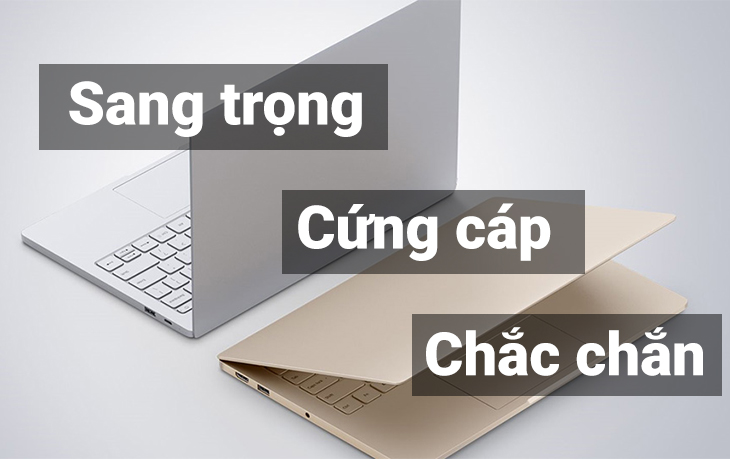 Chất liệu nhôm sang trọng, cứng cáp, chắc chắn