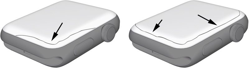 Apple Watch bị nứt màn hình Apple Watch bị nứt màn hình