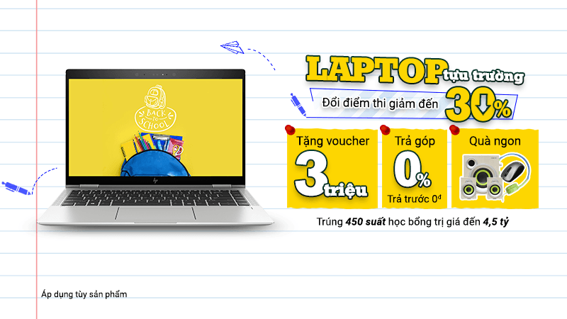 Laptop giảm giá mùa tựu trường Laptop giảm giá mùa tựu trường