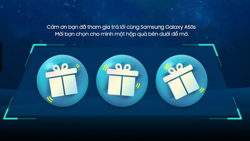 Cơ hội nhận Galaxy A50s miễn phí