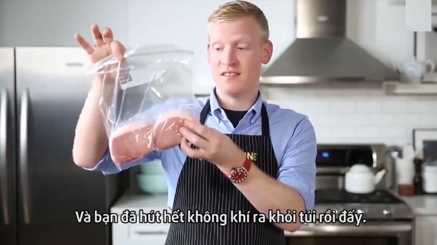 Mẹo hút chân không thực phẩm mà không cần dùng máy