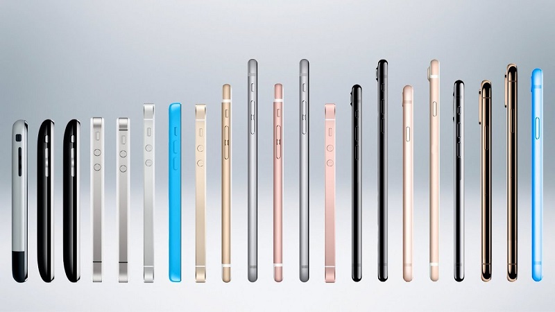 Thiết kế iPhone qua các năm Thiết kế iPhone qua các năm