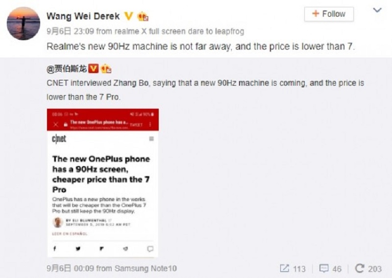 realme màn hình 90 hz