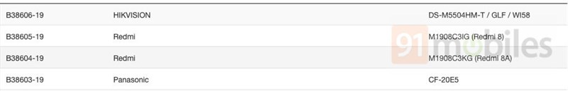 Redmi 8 và Redmi 8A được NBTC chứng nhận, có thể sớm ra mắt