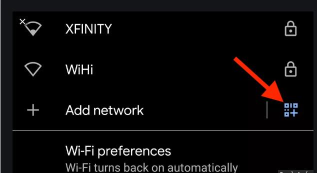 Kết nối Wifi bằng mã QR trên Android 10