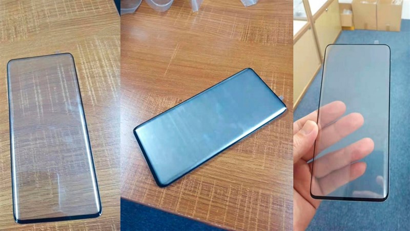 Kính cường lực của Mi MIX 4 cho thấy máy không có notch, không lỗ bấm Kính cường lực của Mi MIX 4 cho thấy máy không có notch, không lỗ bấm