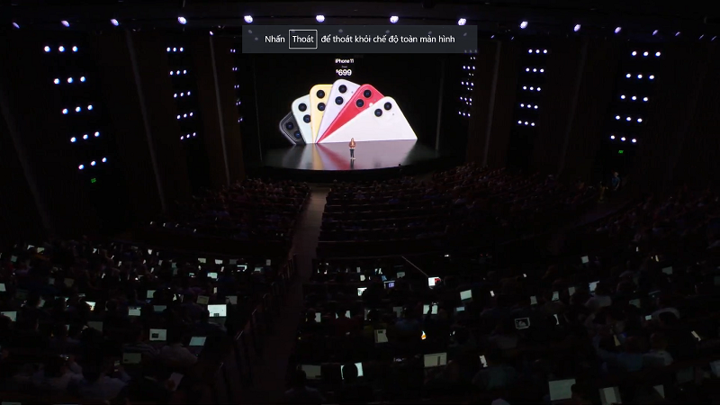 iPhone 11 chính thức trình làng: Camera kép, có Night Mode, pin trâu hơn, chip A13, giá tốt