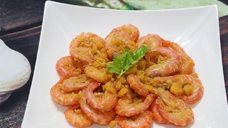 How to make greasy and strange fried shrimp with salted eggs add delicious rice