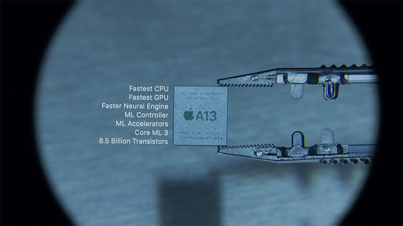 Hiệu suất năng lượng của chip A13 Bionic