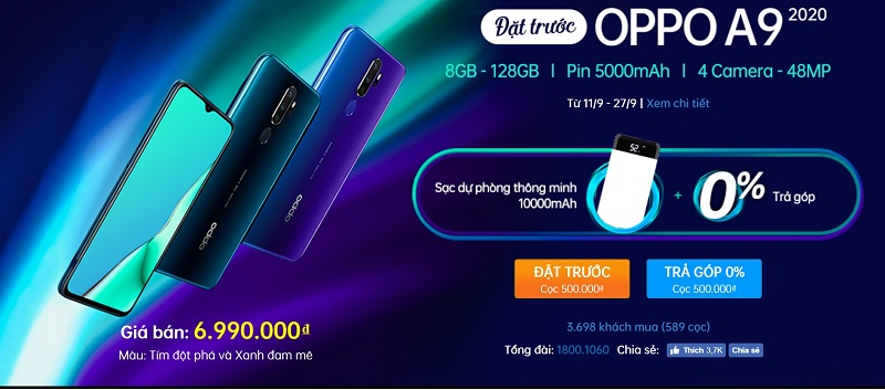 Gần 7 triệu nhưng OPPO A9 (2020) có rất nhiều điểm ngon! - ảnh 8 Gần 7 triệu nhưng OPPO A9 (2020) có rất nhiều điểm ngon! - ảnh 8