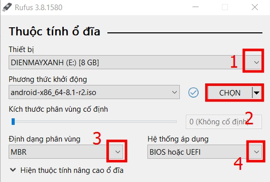 Hướng dẫn chạy giả lập Android trên máy tính không cần phần mềm - Bước 1