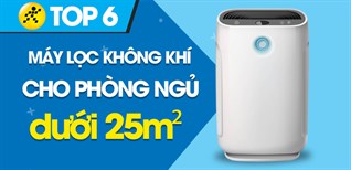 Top 6 máy lọc không khí tốt nhất cho phòng ngủ nhỏ dưới 25m2