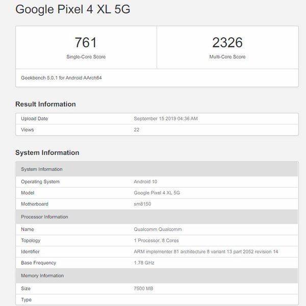 Pixel 4 XL 5G Pixel 4 XL 5G