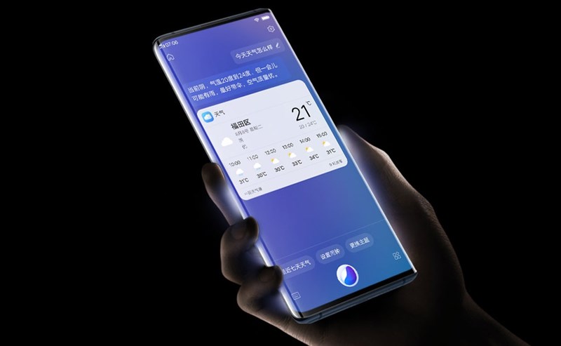 Vivo NEX 3 5G không có các phím bấm vật lý