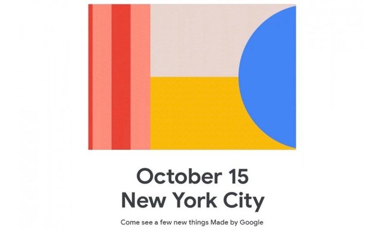 Chính thức: Google sẽ ra mắt Pixel 4 và Pixel 4 XL vào ngày 15/10