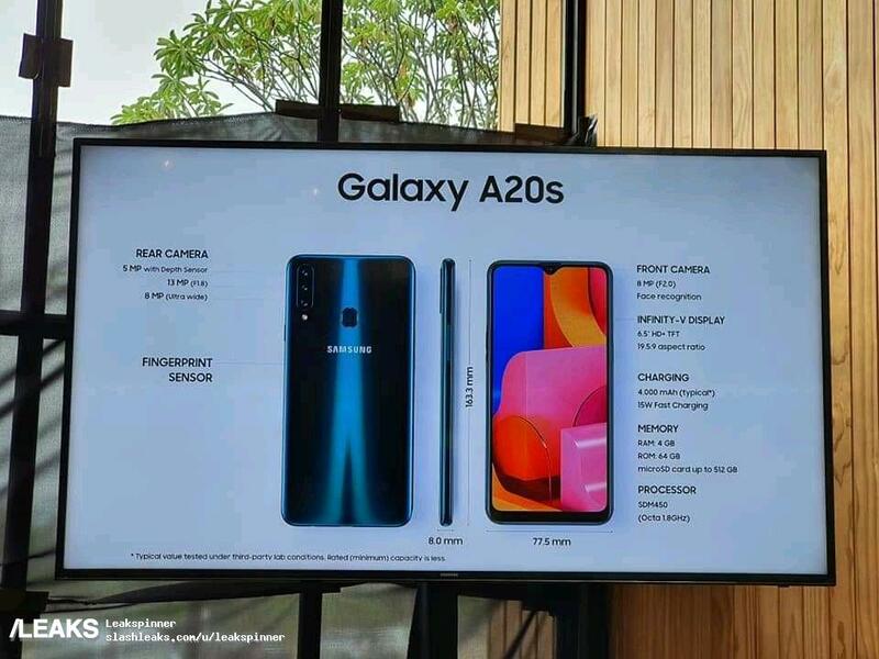 Samsung Galaxy A20s Samsung Galaxy A20s