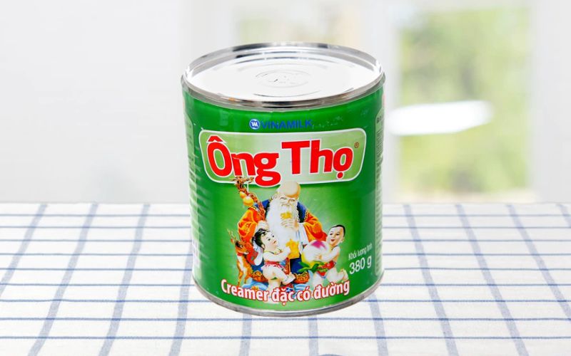 Sữa đặc có đường Ông Thọ Xanh lá lon 380g