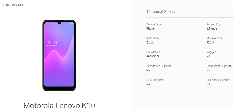 Lenovo K10 lộ cấu hình và ảnh render trên Android Enterprise - ảnh 2 Lenovo K10 lộ cấu hình và ảnh render trên Android Enterprise - ảnh 2