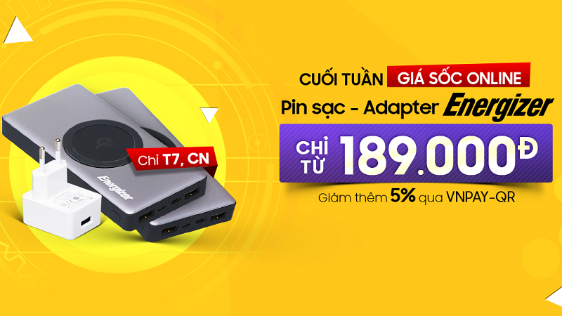 Phụ kiện Energizer giảm giá Phụ kiện Energizer giảm giá