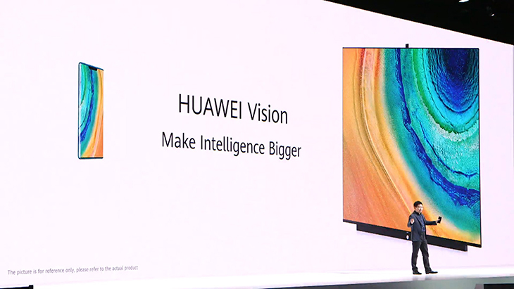 Huawei ra mắt tivi Huawei Vision 4K: Chạy Harmony OS, có camera selfie