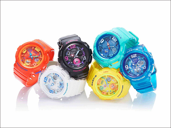 Đồng hồ Baby G của Casio tốt không, có nên mua không? > Đồng hồ Baby G đa dạng màu sắc