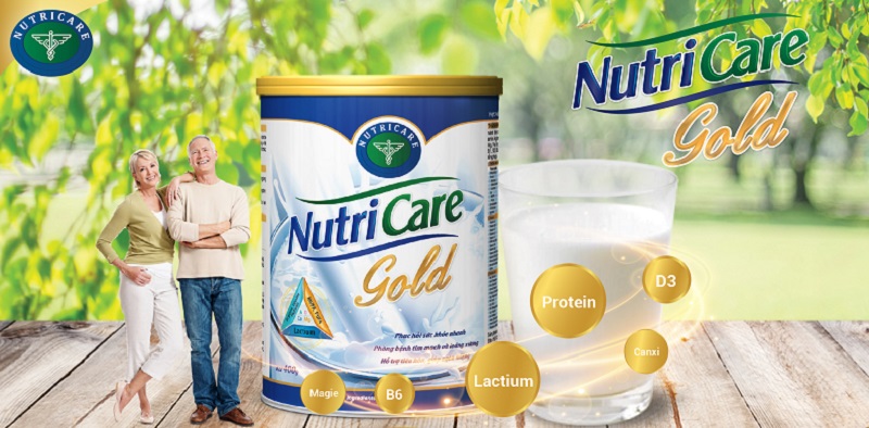 Sữa NutriCare Gold giúp tăng cân