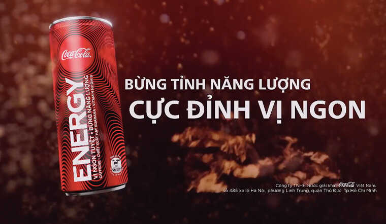 Nước tăng lực thế hệ mới Coca Cola Energy, mới lạ từ thiết kế đến hương vị