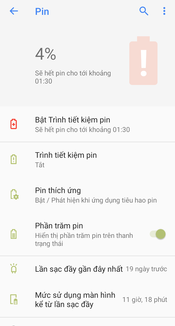 Đánh giá pin Vsmart Joy 2+ Đánh giá pin Vsmart Joy 2+