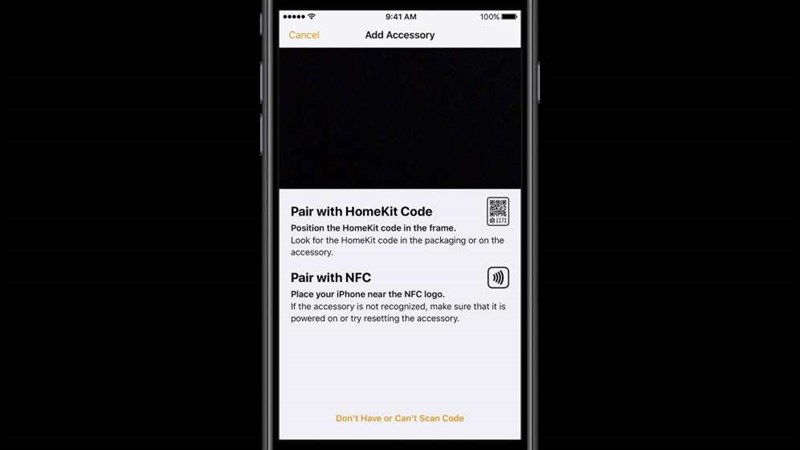 Tính năng HomeKit Tính năng HomeKit