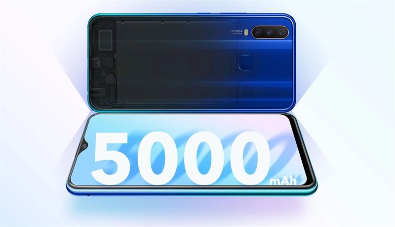 Vivo U3x có dung lượng pin 5.000 mAh