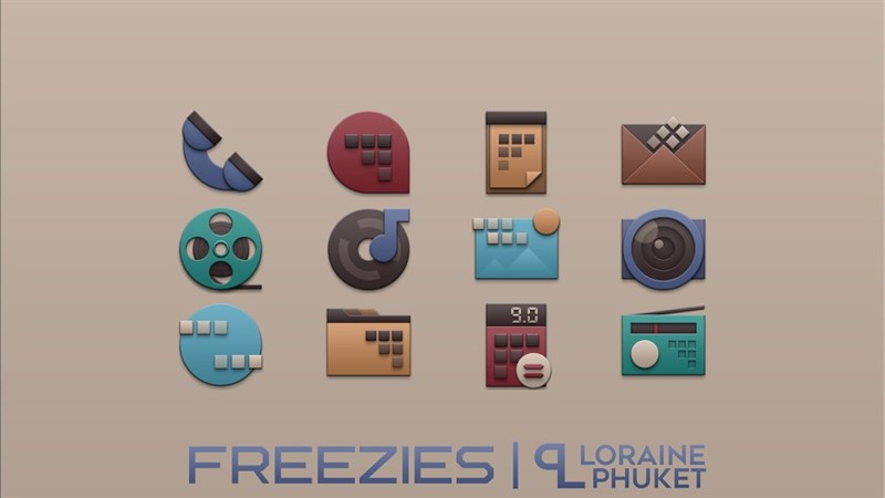 Freezies - clean icon pack