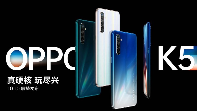 Các tùy chọn màu sắc trên OPPO K5 sắp ra mắt