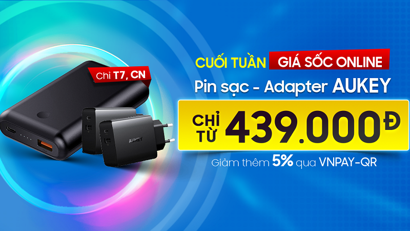 Phụ kiện Aukey giảm giá