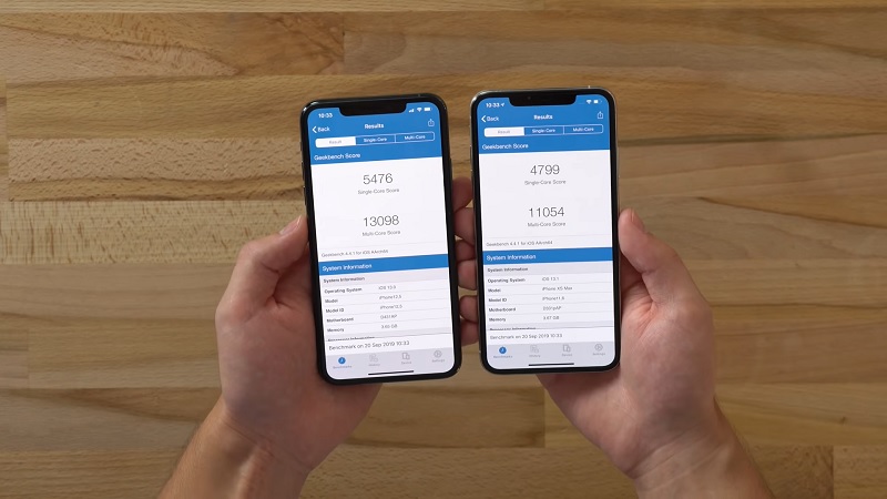 iPhone Xs Max với iPhone 11 Pro Max