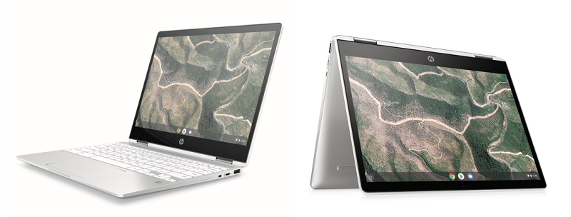 Thiết kế của chiếc HP Chromebook 12b