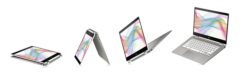HP Chromebook x360 14b cũng có khả năng xoay 360 độ