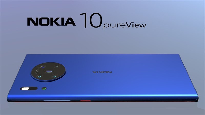 Xuất hiện Nokia 10 PureView đẹp không tỳ vết: Màn hình cong, 4 camera sau, RAM 12GB