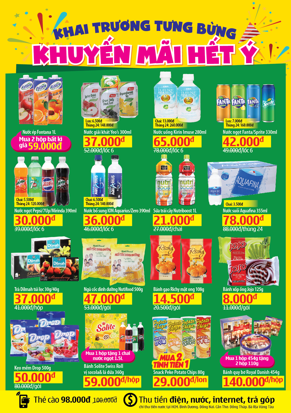 Cửa hàng Bách hoá XANH 159 Tân Định, P. Tân Mai khai trương 4/1/2020