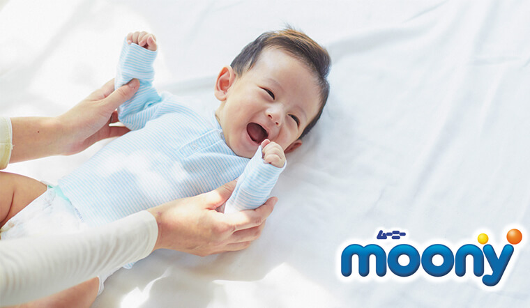 Chọn tã Moony theo quá trình phát triển của bé